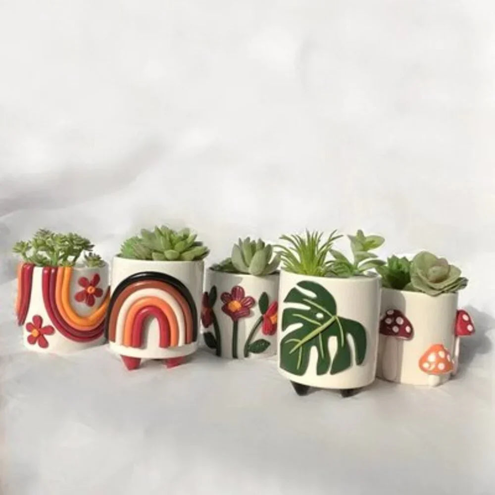Monstera Planter (Set Of 5)