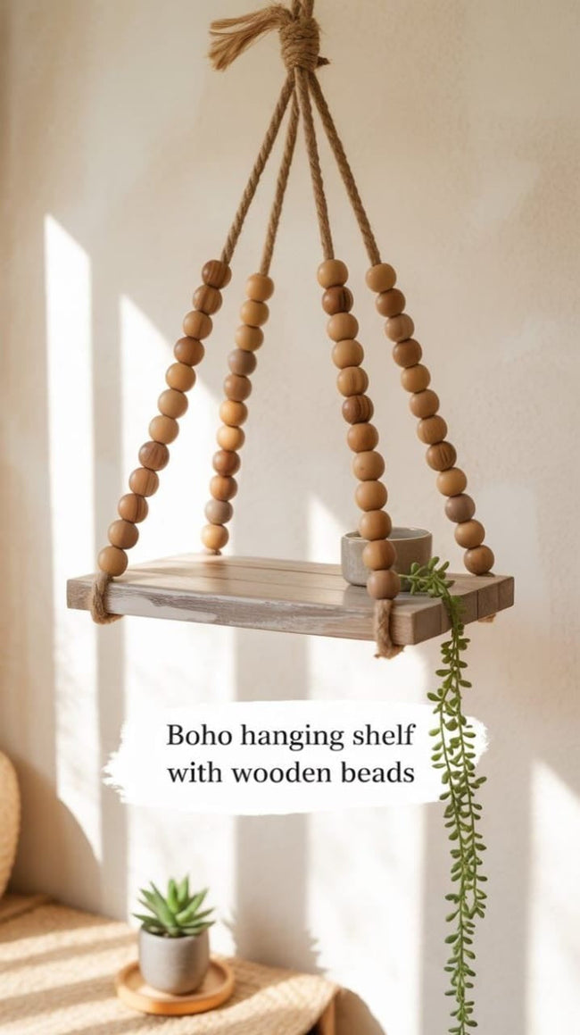 Boho Hanging shelf Hover Image