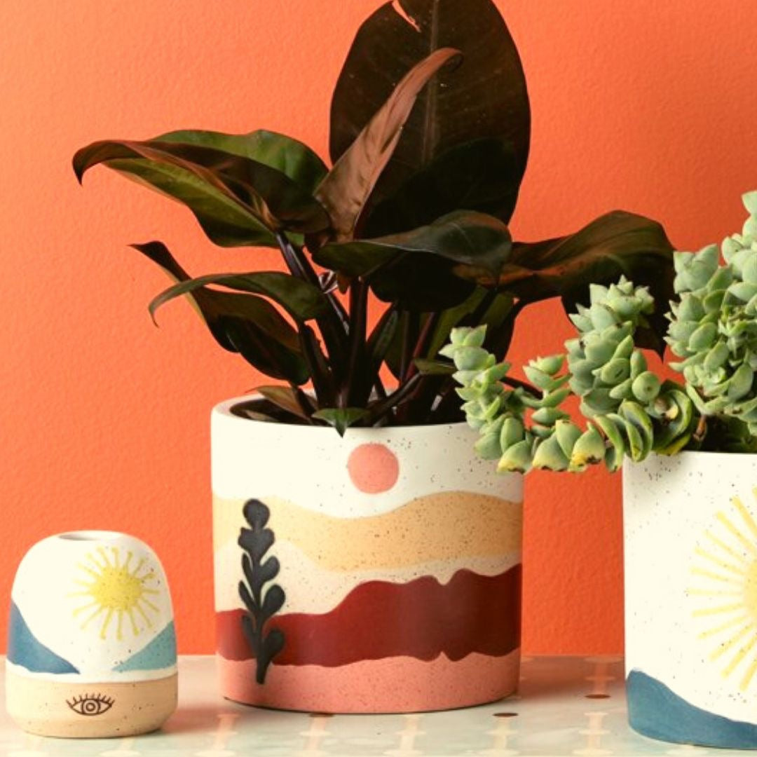 Sunrise Heaven planter (Set of 5)