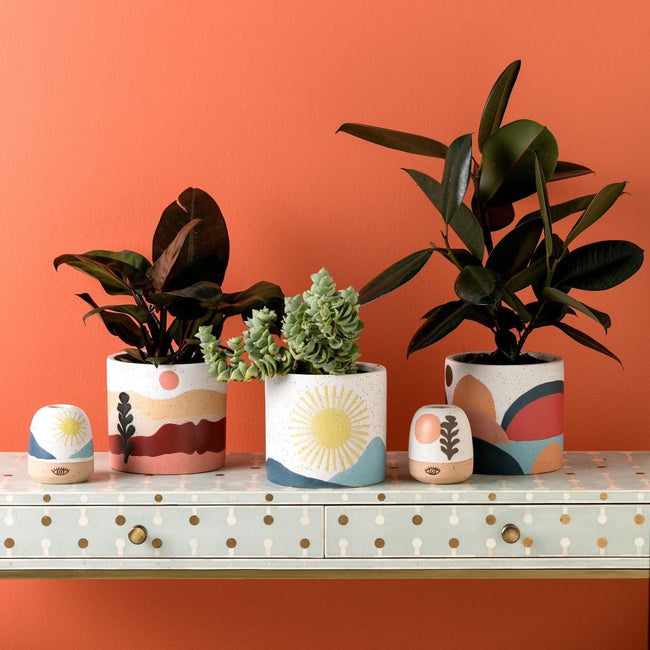 Sunrise Heaven planter (Set of 5) Hover Image