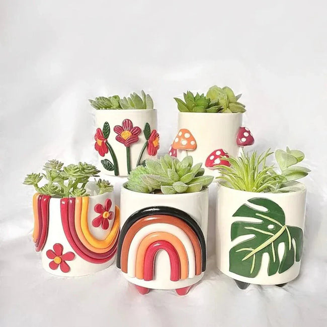 Monstera Planter (Set Of 5) Hover Image