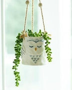 Owl Shaped Hanging Planter