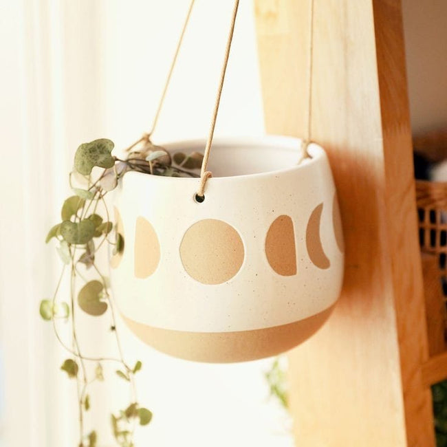 Moonphase hanging planter Hover Image
