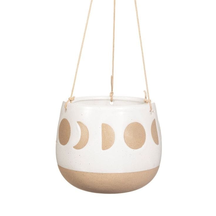 Moonphase hanging planter