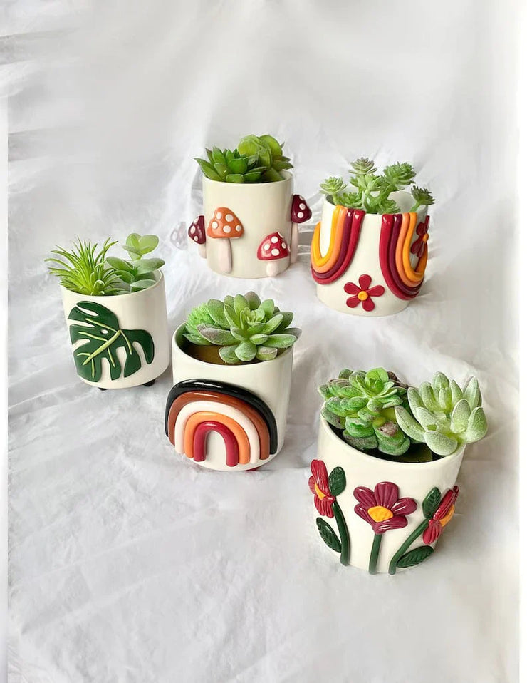 Monstera Planter (Set Of 5)